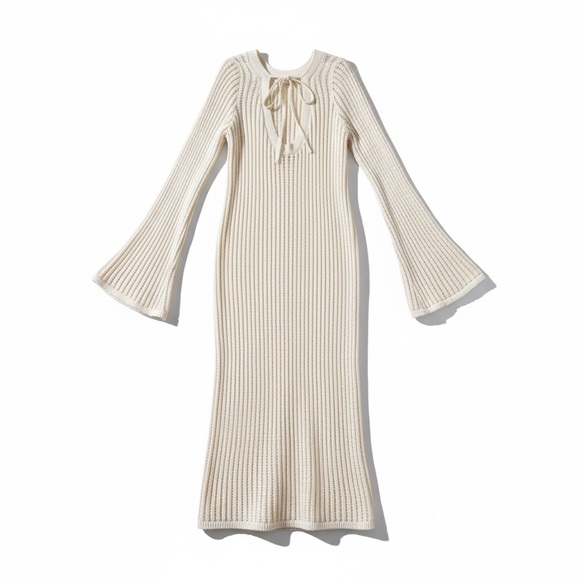 SWNY 100% Cotton Knit Dress - Picture 4 of 4